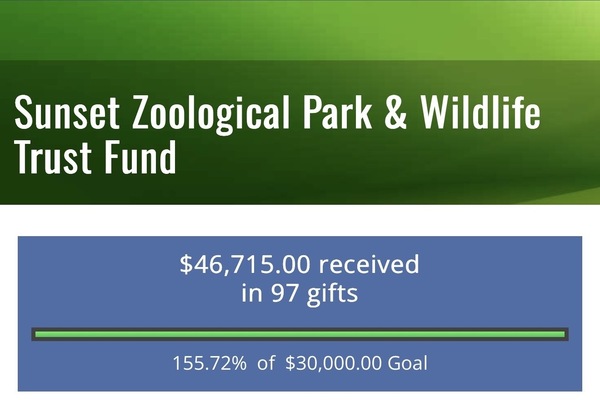 Sunset Zoo Trust Raises Nearly $47,000 in Grow Green Campaign